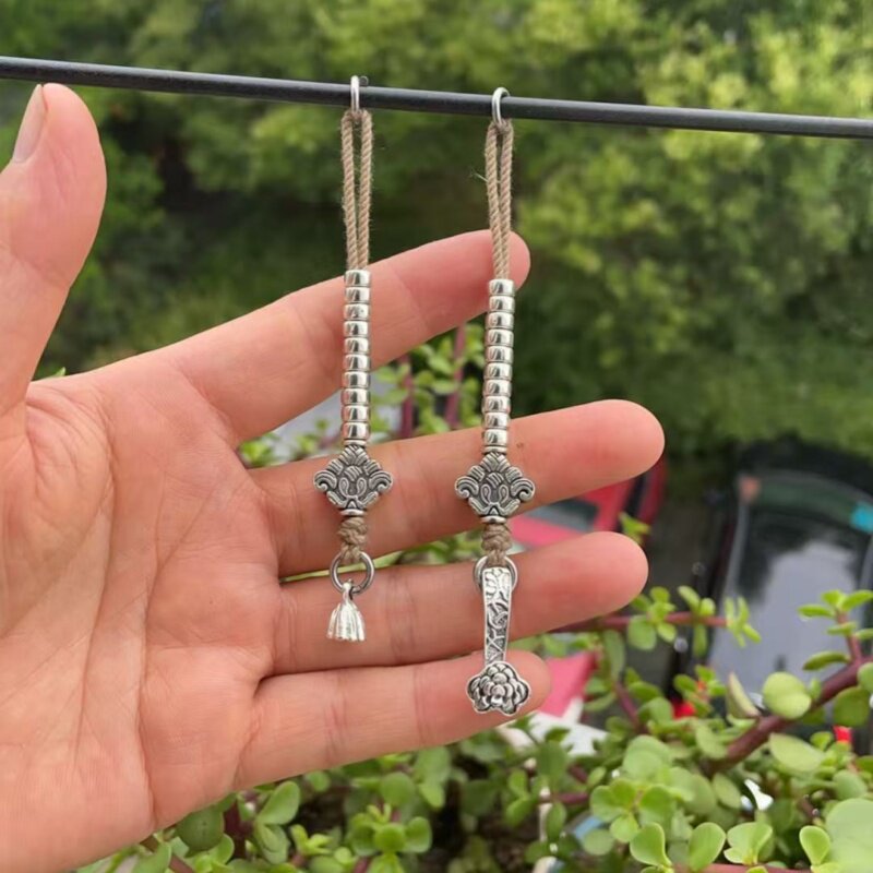 Jewelry Making Kit - زوج إكسسوارات معلقة جانبية من الفضة