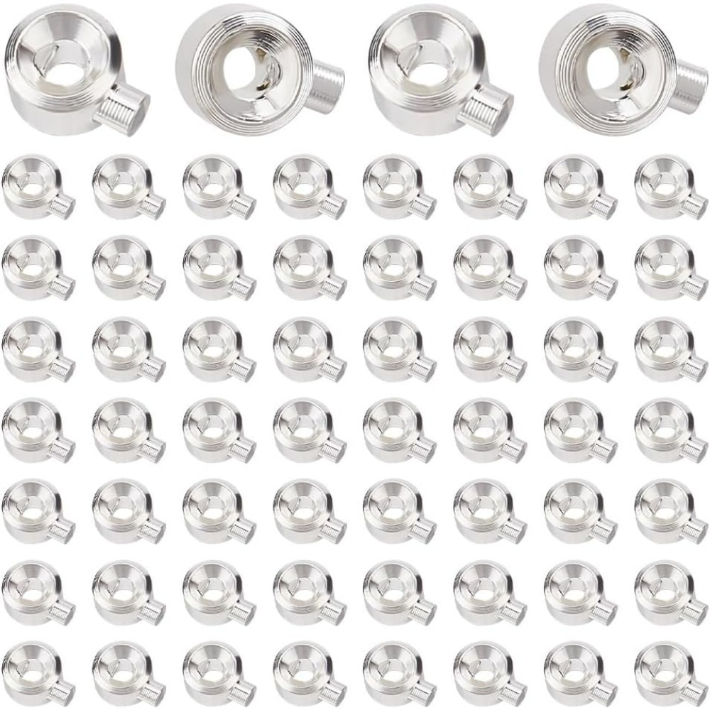Jewelry Making Kit - 60 قطعة النحاس تجعيد الخرز 925
